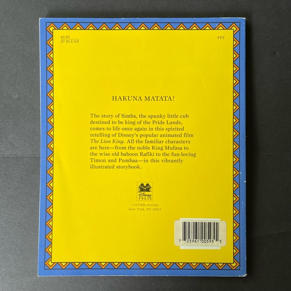 Illustrated Classics Series: Disney's the Lion King by Gina Ingoglia (1994) - Picture 2 of 7